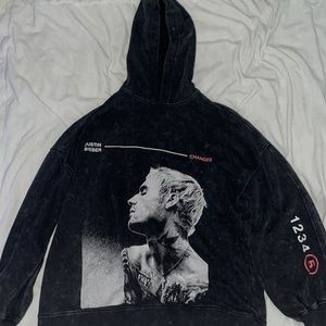 Black H&M Justin Bieber Hoodie